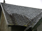 EHG5246_15 South Laggan Church_South Gable End and East Facing Roof with Gulley to Porch.JPG